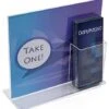 Workshop Series 13 X 11 Acrylic Sign Holder With Brochure Pocket, T-style - Clear -LuxeDisplay Shop 1311c.rw preview