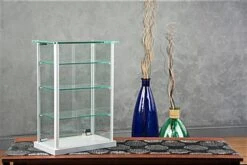 Countertop Display Case W/ Glass Canopy Top, 3 Shelves - Silver 13 Countertop Display Case W/ Glass Canopy Top, 3 Shelves - Silver -LuxeDisplay Shop 146antsv.renv preview