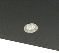 29" Glass Display Case W/ 5 Shelves, Top Lights, Wheels, Hinged Door - Black -LuxeDisplay Shop 173cpledbv.ra2 preview