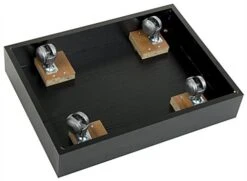 29" Glass Display Case W/ 5 Shelves, Top Lights, Wheels, Hinged Door - Black -LuxeDisplay Shop 173cpledbv.ra3 preview