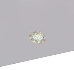 29" Glass Display Case W/ 5 Shelves, Top Lights, Wheels, Hinged Door - Silver -LuxeDisplay Shop 173cpledsl.ra2 preview