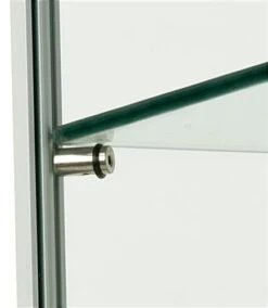 29" Glass Display Case W/ 5 Shelves, Top Lights, Wheels, Hinged Door - Silver -LuxeDisplay Shop 173cpledsl.ra4 preview