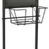 18 X 24 Poster Stand With Wheels For Floor, Double Sided With Steel Basket - Black -LuxeDisplay Shop 1824vbsb.rw preview