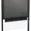 24x36 Poster Floor Stand, 4"/8.5"w, 3/5 Pockets, Double Sided, Wheels - Black -LuxeDisplay Shop 2436vpc5b.rw preview