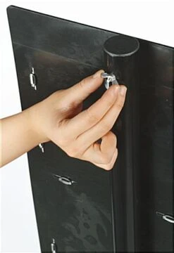 4-Tiered Literature Floor Stand, 4"/8.5"w, 12-24 Pockets – Black 17 4-Tiered Literature Floor Stand, 4"/8.5"w, 12-24 Pockets – Black -LuxeDisplay Shop 2rp12blkflr ra5 preview