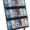 4-Tiered Literature Floor Stand, 4"/8.5"w, 12-24 Pockets – Black 1 4-Tiered Literature Floor Stand, 4"/8.5"w, 12-24 Pockets – Black -LuxeDisplay Shop 2rp12blkflr rw preview