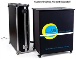 42”h Lightbox Counter With Wireless Charging, Travel Case - Black 18 42”h Lightbox Counter With Wireless Charging, Travel Case - Black -LuxeDisplay Shop 2seglcf .ra7 preview