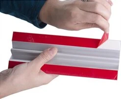 17 X 11 Sign Holder With Adhesive Bottom, Frameless Landscape Design - Clear -LuxeDisplay Shop aach1117ln.ra3 preview