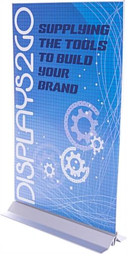 11 X 17 Sign Holder With Adhesive Bottom, Frameless Portrait Design - Clear 3 11 X 17 Sign Holder With Adhesive Bottom, Frameless Portrait Design - Clear