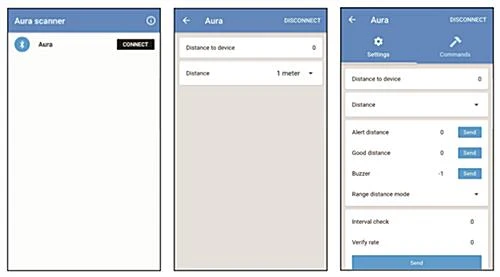 Aura Aware Social Distancing Smart Device W/ Visual And Audible Alerts - Oak 10 Aura Aware Social Distancing Smart Device W/ Visual And Audible Alerts - Oak - Image 8