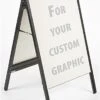 Sidewalk Sign For Poster Boards, Double-sided, Easy Top-loading - Black -LuxeDisplay Shop abrdre2331.rw preview