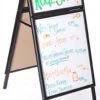 22 X 28 Write-On Board A-Frame, Wet Erase, Double Sided - White 2 22 X 28 Write-On Board A-Frame, Wet Erase, Double Sided - White -LuxeDisplay Shop abwt2shdes.rw preview