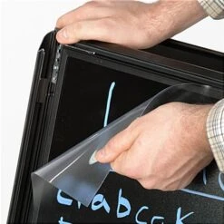 22 X 28 Write-On Board A-Frame, Wet Erase, Double Sided - Black -LuxeDisplay Shop abwter2ses.ra4 preview