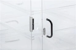 Acrylic Food Display Case For Bakery, (4) Trays, Knock Down Design 12 Acrylic Food Display Case For Bakery, (4) Trays, Knock Down Design -LuxeDisplay Shop ac4try2fbdr closeup preview