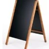 21 X 34 Write-On Board A-Frame, Chalk & Wet Erase, Double Sided, Teak Frame - Black 2 21 X 34 Write-On Board A-Frame, Chalk & Wet Erase, Double Sided, Teak Frame - Black -LuxeDisplay Shop af2134rmte.rw preview