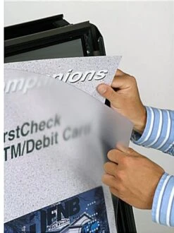 22 X 28 Sidewalk Sign For Posters, Snap Open, Double Sided - Black -LuxeDisplay Shop afs2228blk.ra3 preview