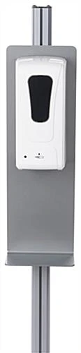 Touchless Hand Sanitizer Dispenser For Banner Stands, Floor Standing - Silver 6 Touchless Hand Sanitizer Dispenser For Banner Stands, Floor Standing - Silver - Image 4