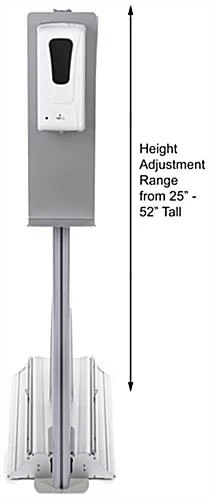 Touchless Hand Sanitizer Dispenser For Banner Stands, Floor Standing - Silver 11 Touchless Hand Sanitizer Dispenser For Banner Stands, Floor Standing - Silver - Image 9
