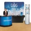 10x10 Trade Show Booth Kit W/ Backdrop, Counter, Display Case, Flooring & IPad Stand -LuxeDisplay Shop aiojswf6b.rw preview