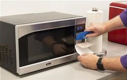 42" X 18" Antibacterial Film With Adhesive Backing, Scratch-Resistant - Light Brown -LuxeDisplay Shop amcfp2122.ra3 preview