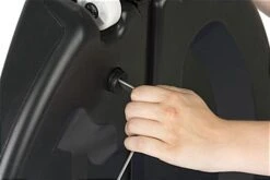 24 X 36 Write-On Outdoor Swinger Sign, 2 Panels, Water-fill Base - Black -LuxeDisplay Shop apn2436bw.ra10 preview