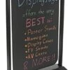 24 X 36 Write-On Outdoor Swinger Sign, 2 Panels, Water-fill Base - Black 2 24 X 36 Write-On Outdoor Swinger Sign, 2 Panels, Water-fill Base - Black -LuxeDisplay Shop apn2436bw.rw preview