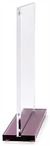 5 X 7 Tabletop Acrylic Sign Holder, Magnetic Closure, Double-Sided – Clear 5 5 X 7 Tabletop Acrylic Sign Holder, Magnetic Closure, Double-Sided – Clear - Image 3