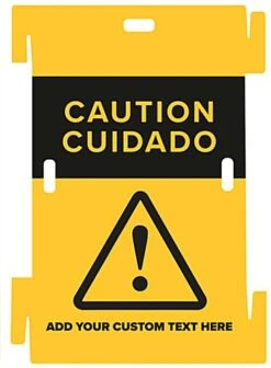 93" X 42" Interlocking Crowd Control Barrier W/ Pre-Printed Caution Graphics - Yellow 10 93" X 42" Interlocking Crowd Control Barrier W/ Pre-Printed Caution Graphics - Yellow -LuxeDisplay Shop bbxb3142pp.ra2 preview