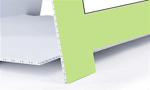 24 X 36 Plastic Sidewalk Sign With Custom Graphics, Double-Sided, Waterproof - White 6 24 X 36 Plastic Sidewalk Sign With Custom Graphics, Double-Sided, Waterproof - White - Image 4