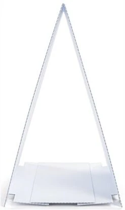 30 X 40 Plastic Sidewalk Sign With Custom Graphics, Double-Sided, Waterproof - White -LuxeDisplay Shop bbxs3040cp.ra4 preview