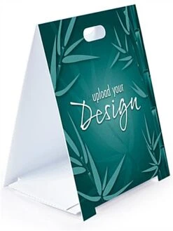 30 X 40 Plastic Sidewalk Sign With Custom Graphics, Double-Sided, Waterproof - White -LuxeDisplay Shop bbxs3040cp.ra6c preview