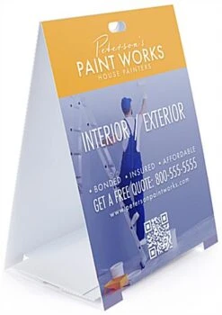 30 X 40 Plastic Sidewalk Sign With Custom Graphics, Double-Sided, Waterproof - White