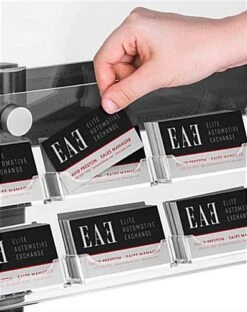 22x28 Poster Floor Stand, 10 Business Card Pockets, Double Sided - Black 11 22x28 Poster Floor Stand, 10 Business Card Pockets, Double Sided - Black -LuxeDisplay Shop bc10dclpsb.ra4 preview