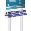 Workshop Series 22 X 28 Poster Stand With 20-Pocket Business Card Holders - Clear -LuxeDisplay Shop bc10dclpsc.rw preview