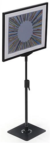 11” X 14” Tabletop Sign Holder, Height Adjustable, Top Insert Frame W/ Lens - Black 4 11” X 14” Tabletop Sign Holder, Height Adjustable, Top Insert Frame W/ Lens - Black - Image 2
