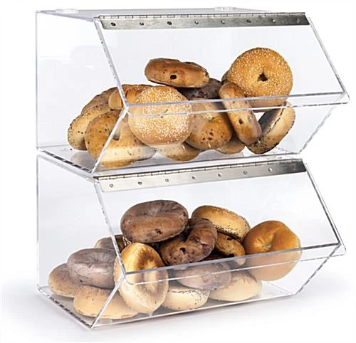 16"w Acrylic Display Bin W/ Lift-Open Door 5 16"w Acrylic Display Bin W/ Lift-Open Door - Image 3