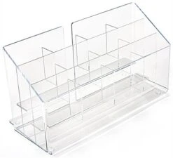 Workshop Series 12-Pocket Acrylic Brochure Holder, 4"w, Tabletop - Clear
