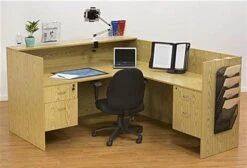 Workshop Series 2-Pocket Brochure Holder, 4"w, Tabletop, Ships Flat - Clear -LuxeDisplay Shop bh2pskdcl.renv2 preview