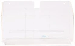 6-Pocket Brochure Holder, 4"w, Wall Or Tabletop - Clear -LuxeDisplay Shop bhwmc6.ra2 preview