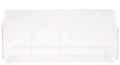 8-Pocket Acrylic Brochure Rack, 4"w, Wall Or Tabletop, - Clear 7 8-Pocket Acrylic Brochure Rack, 4"w, Wall Or Tabletop, - Clear -LuxeDisplay Shop bhwmc8.ra2 preview