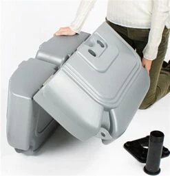 17-foot Outdoor Banner Flag Stand, Graphic Sold Separately - Silver -LuxeDisplay Shop bigft.ra2 preview