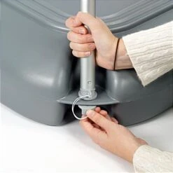 17-foot Outdoor Banner Flag Stand, Graphic Sold Separately - Silver -LuxeDisplay Shop bigft.ra3 preview