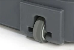 2 Portable Equipment Cases, Convert To Counter W/ Interior Shelves - Grey; Black -LuxeDisplay Shop bmrcntb1.ra9 preview