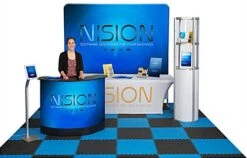 Portable Equipment Case, Converts To 49 X 38 Counter - Black -LuxeDisplay Shop bmrcntb1.renv preview