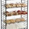 29"w Bakery Display Rack W/ Wheels, 5 Adjustable Shelves & 2 Sign Holders - Black 1 29"w Bakery Display Rack W/ Wheels, 5 Adjustable Shelves & 2 Sign Holders - Black -LuxeDisplay Shop br5adjshbk.rw preview