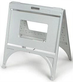 Sidewalk Sign With (2) 24 X 18 Poster Boards, Double-sided - White -LuxeDisplay Shop bsw2418.ra3 preview