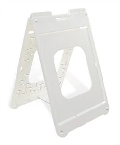 Sidewalk Sign For 22 X 28 Poster Boards, Double-sided, Sign Rider - White