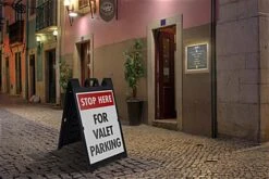 Sidewalk Sign For 24 X 36 Poster Boards, Double-Sided, Fillable Base - Black -LuxeDisplay Shop bswp2436.ra7 preview