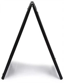 Sidewalk Sign For 24 X 36 Poster Boards, Double-Sided, Fillable Base - Black -LuxeDisplay Shop bswp2436bk.ra5 preview