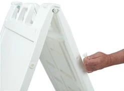 Sidewalk Sign For 24 X 36 Poster Boards, Double-Sided, Fillable Base - White -LuxeDisplay Shop bswp2436wtnew.ra3 preview